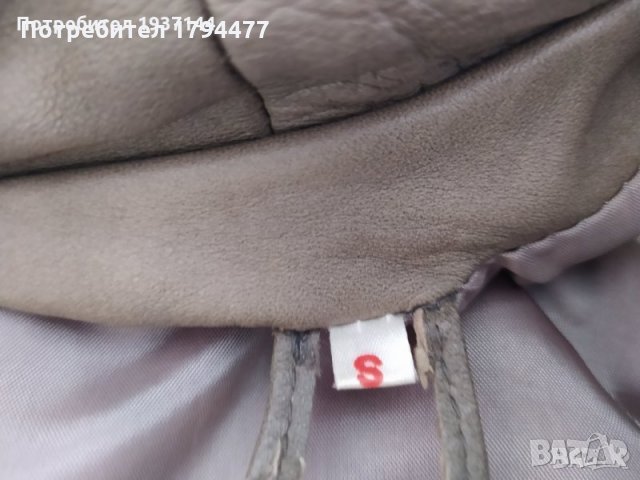 Дамско кожено яке, естествена кожа 10 лв, снимка 3 - Якета - 34364178