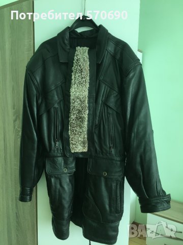 Мъжка шуба естествена кожа, снимка 2 - Якета - 38081428