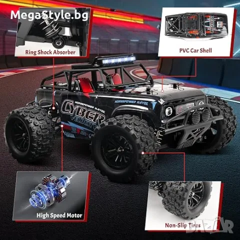 Heliway kоличкa с дистанционно управление - Мащаб 1:18, висока скорост, 40 км/ч, 4x4, офроуд, снимка 6 - Коли, камиони, мотори, писти - 55947484