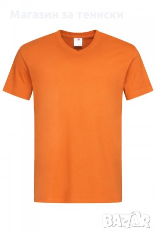 Мъжки тениски с остро деколте, снимка 5 - Тениски - 34394106
