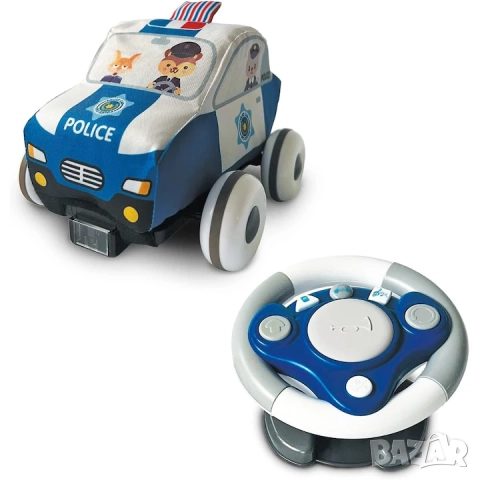 Полицейска мека кола Mondo с дистанционно и звуци 🚓, снимка 2 - Коли, камиони, мотори, писти - 52461973