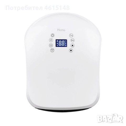Вентилаторна печка за баня Homa HBH-7720B, 2000W, електронно управление, снимка 4 - Отоплителни печки - 51964845