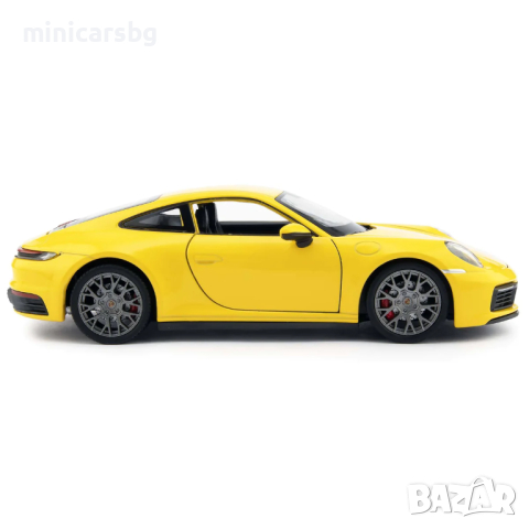 1:24 Метални колички: Porsche 911 Carrera 4S (Порше Карера) Welly, снимка 3 - Колекции - 44500891