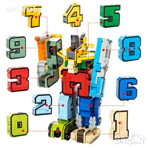 Number-Bot - Трансформърс от числа в робот (Transformers), снимка 1 - Други - 34936593