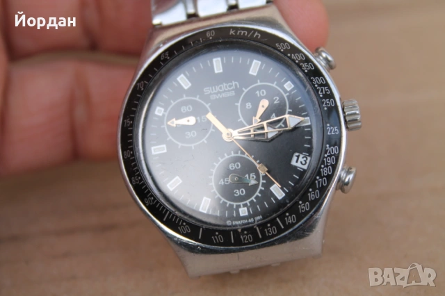 Мъжки часовник ''Swatch'' хронограф, снимка 11 - Мъжки - 54150015