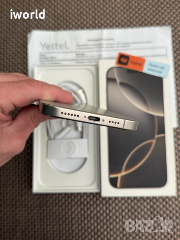 36М ГАРАНЦИЯ❗️100% Бат.❗️iPhone 16 Pro MAX❗️ Лизинг от 76лв/м Natural Titanium 256GB❗️, снимка 10 - Apple iPhone - 52376133