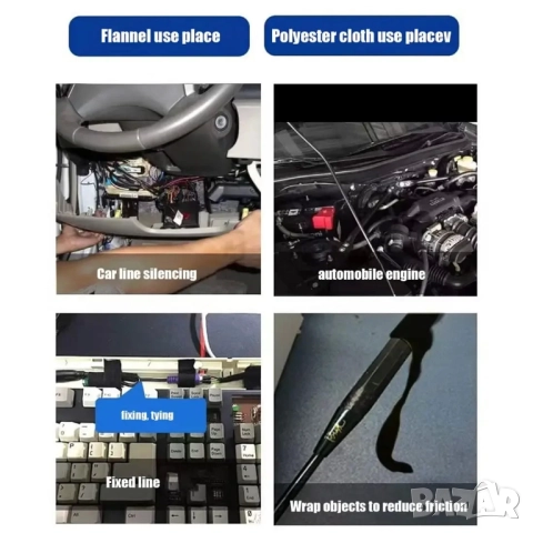 Топлоустойчива огнеупорна лента, снимка 11 - Друга електроника - 52159695