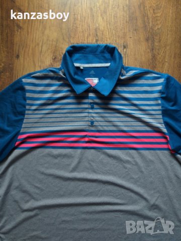 adidas Ultimate365 3-Stripes Heathered Polo Shirt - страхотна мъжка тениска, снимка 9 - Тениски - 40882871