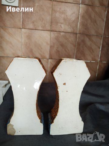 две порцеланови вази-комплект, снимка 3 - Антикварни и старинни предмети - 30235417