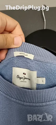 Pepe Jeans мъжка ватирана блуза размер L, снимка 3 - Блузи - 56298713