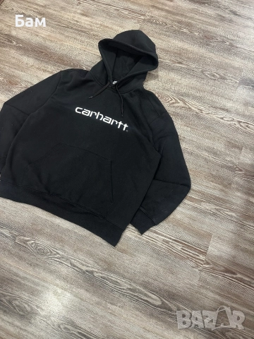 Оригинален мъжки суйтшърт Carhartt Hooded Sweat размер Л, снимка 3 - Суичъри - 52345176