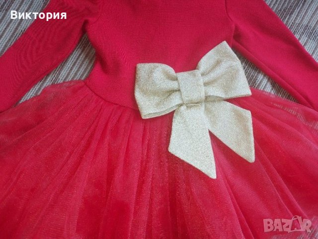Две страхотни роклички с мини маус и рокля контраст, снимка 3 - Бебешки рокли - 40094613