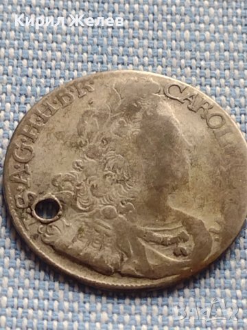 Сребърна монета 6 кройцера Карл шести Хал Свещена Римска Империя 13652, снимка 6 - Нумизматика и бонистика - 42899838