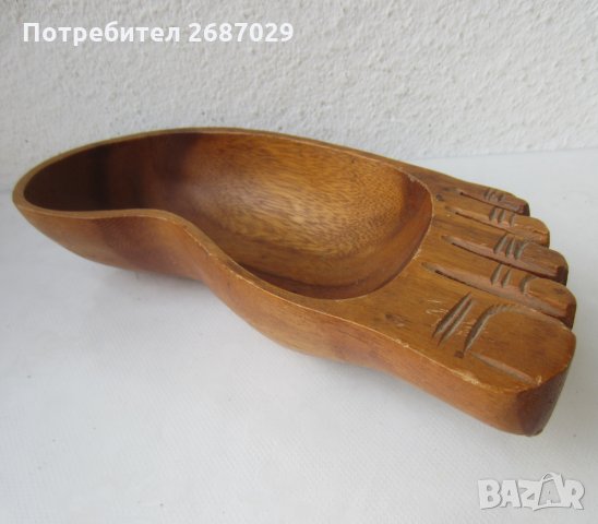 дървен съд  крак - стъпало, дърворезба, поднос, къщичка за птици, снимка 3 - Други - 30304791