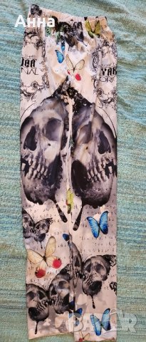 клин с черепи и пеперуди Yakuza