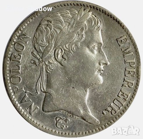 Монета Франция 5 Франка 1812 г  Наполеон I Бонапарт, снимка 1 - Нумизматика и бонистика - 37380008