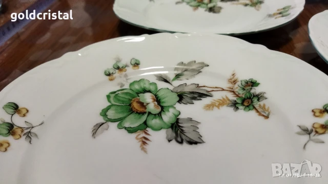 Стар български порцелан чинии , снимка 6 - Антикварни и старинни предмети - 32986197