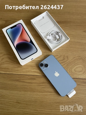 бартер iPhone 14 128gb 100% blue 
