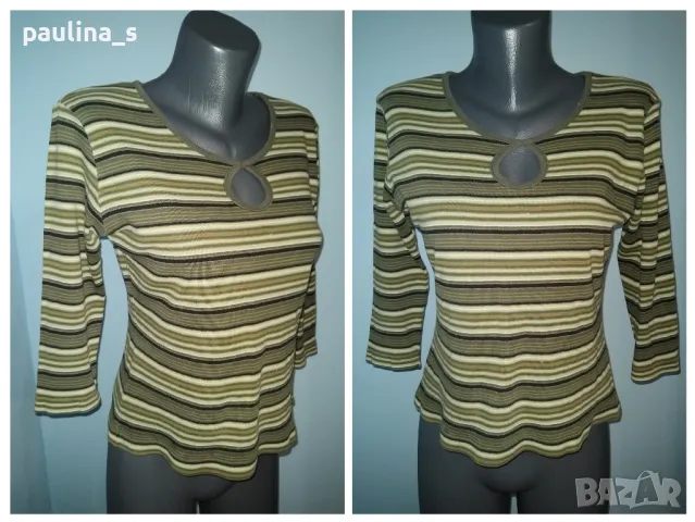 Два броя / Еластична маркова блуза "DIDI" и "zabaione" / универсален размер , снимка 11 - Блузи с дълъг ръкав и пуловери - 30400051