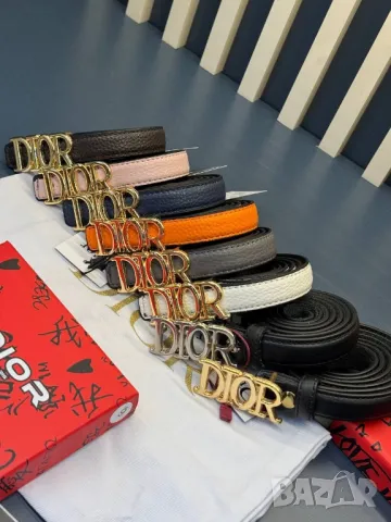 колани от естествена кожа в кутия 2см christian dior , снимка 9 - Колани - 50403513