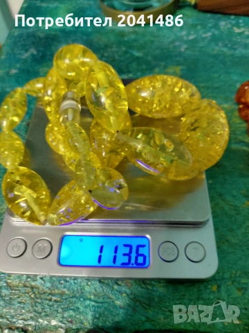 Кехлибарени бижута, снимка 9 - Колиета, медальони, синджири - 53297155