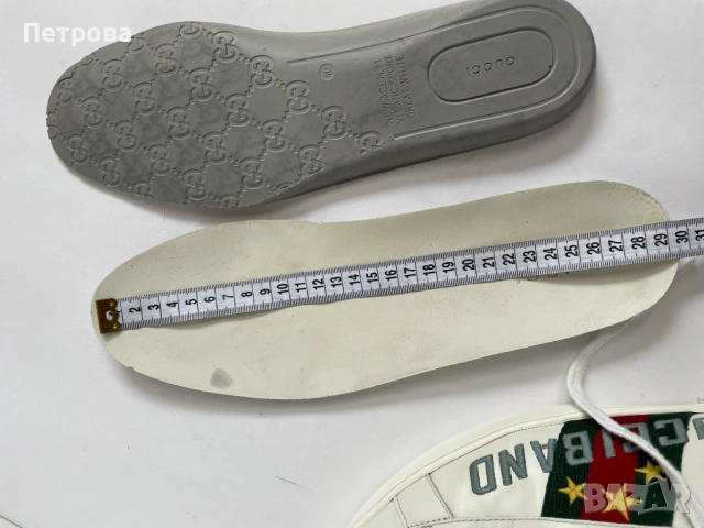 Маратонки Gucci 11 (EU 45.5-46)  Оригинал, снимка 11 - Маратонки - 53586440