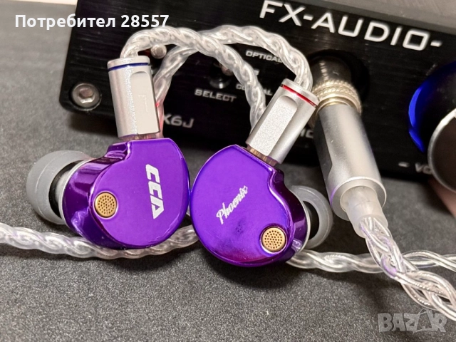 Нови- неотваряни CCA Phoenix Слушалки тип iem