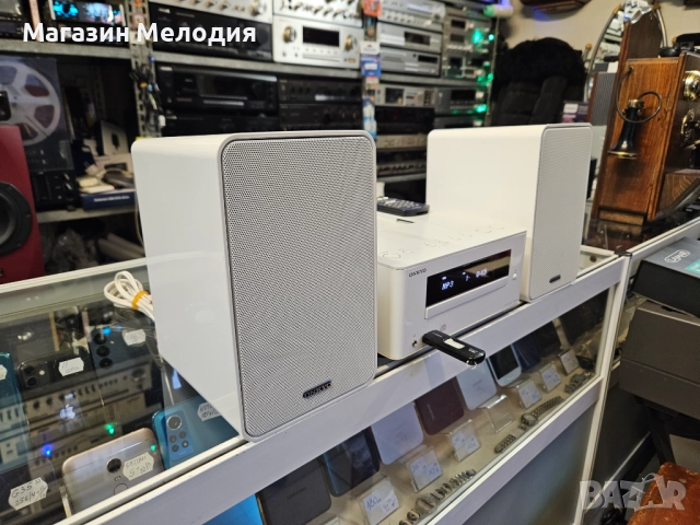 Аудиосистема ONKYO CR-255 с две тонколони и оригинално дистанционно. Има радио, диск, usb, ipod и au, снимка 13 - Аудиосистеми - 50174656