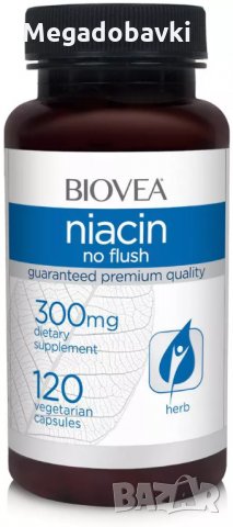 Хранителна добавка NIACIN (Vitamin B3)300mg 120 caps, снимка 1 - Хранителни добавки - 29869037