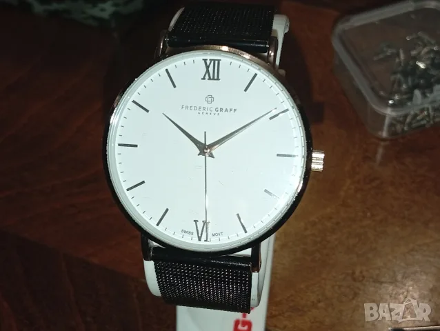 Frederic Graff Swiss Women's Watch Стоманен дамски часовник с швейцарски механизъм 