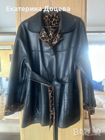 Сако естествена кожа с 2 лица, снимка 2 - Сака - 54153799