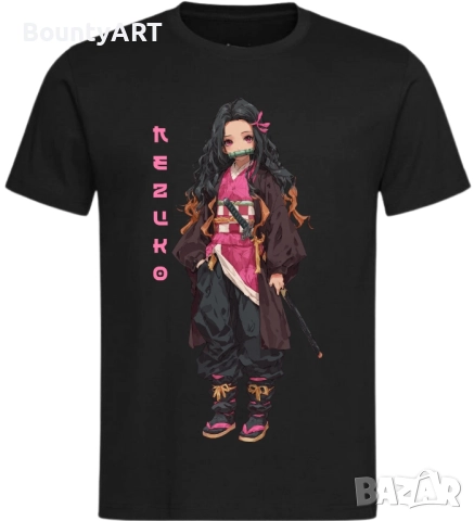 Тениска аниме- Незуко, снимка 2 - Тениски - 51655324