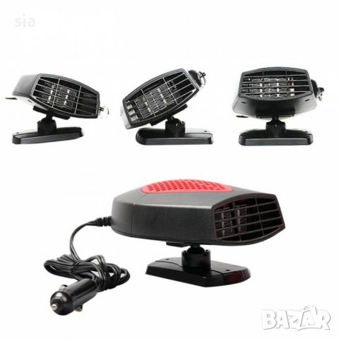 Печка, Електрическа печка за кола, термовентилатор, духалка за порзорец, червена, снимка 3 - Аксесоари и консумативи - 38824726