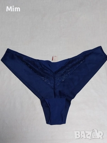 TRIUMPH 40 Тъмно синя изрязана бикина , снимка 5 - Бельо - 52941999