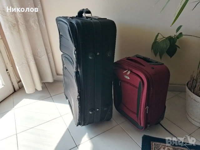 Куфари 2бр колелца "65/50/25см" 15€,"42/32/20см" "10€"!+Доставка!, снимка 5 - Куфари - 54099299