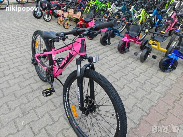 BG Алуминиев велосипед 26" NINJA розов, снимка 4 - Велосипеди - 54334989
