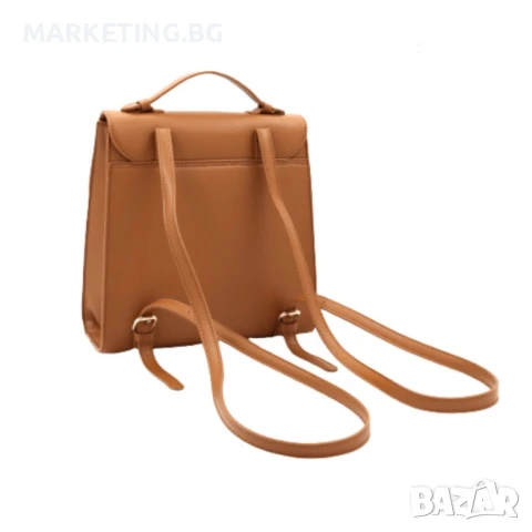 Кокетна дамска раничка, със сламени детайли, снимка 11 - Чанти - 50456875