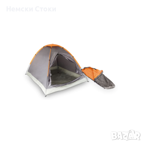 Living&Garden 2-местна Палатка 2000мм + спален чувал, Германия