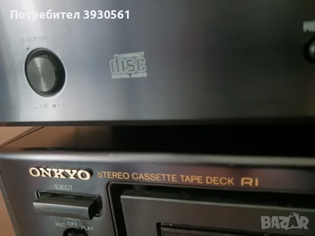 Сет onkyo deck cd player remote control, снимка 4 - Декове - 56041697