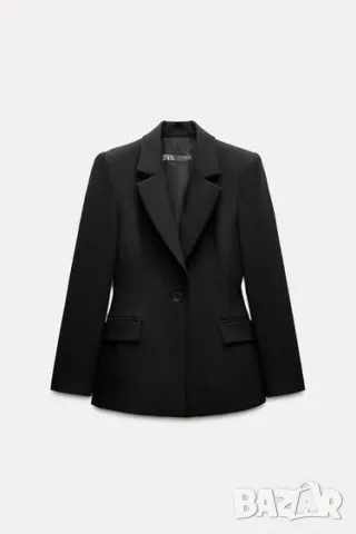 Дамско черно сако Zara