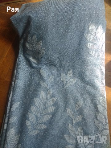 Тънко синьо перде 5.20 широко , високо 2.30 см , снимка 15 - Пердета и завеси - 33993521