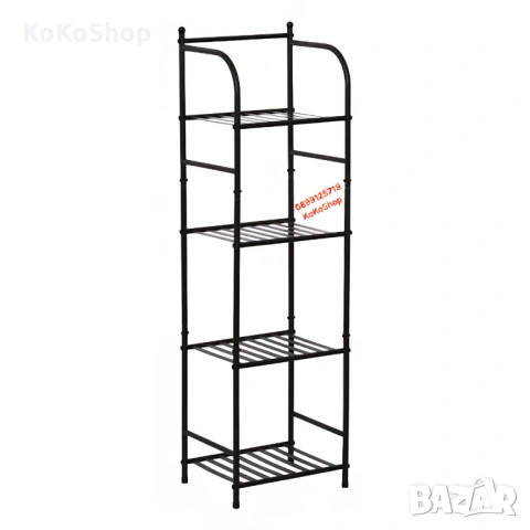 Метална етажерка-33.5x27.5x116 см