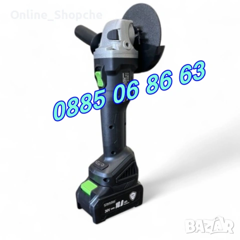 Комплект 5 в 1 перфоратор, винтоверт, гайковерт, ъглошлайф и LED лампа, снимка 7 - Други инструменти - 53262216