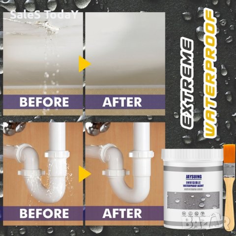 Лепило против течове, прозрачно, водоустойчиво, снимка 5 - Други стоки за дома - 42415564