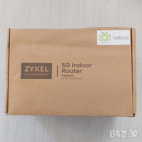 5G NR Рутер Zyxel Nebula FWA505 | Wi-Fi 6 AX1800 | 4.67Gbps | Отключен, снимка 2 - Рутери - 54021025