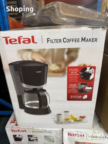Кафемашина Tefal, 1.25 литра, 730-870 W, снимка 7 - Кафемашини - 53273072