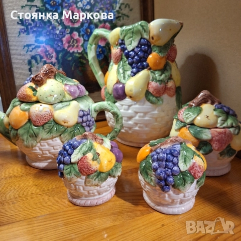 Нов комплект керамичен, снимка 2 - Сервизи - 52496597