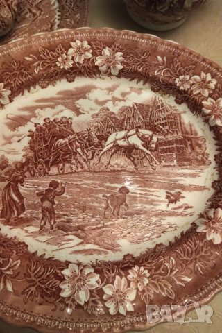 Антикварен английски порцеланов сервиз 26 части , снимка 9 - Антикварни и старинни предмети - 31641667