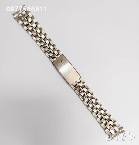 СТОМАНЕНА ВЕРИЖКА ЗА ЧАСОВНИК ADIDAS С ИЗВИТИ НАКРАЙНИЦИ.ВЕРИЖКИ ЗА ЧАСОВНИЦИ АДИДАС ИЗВИТИ ПЛАСТИНИ, снимка 4 - Каишки за часовници - 51614502