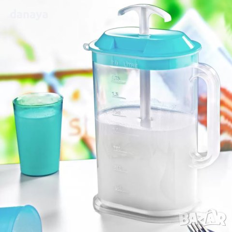 4429 Кана за айрян с бутало за разбиване и разбъркване, 2 литра